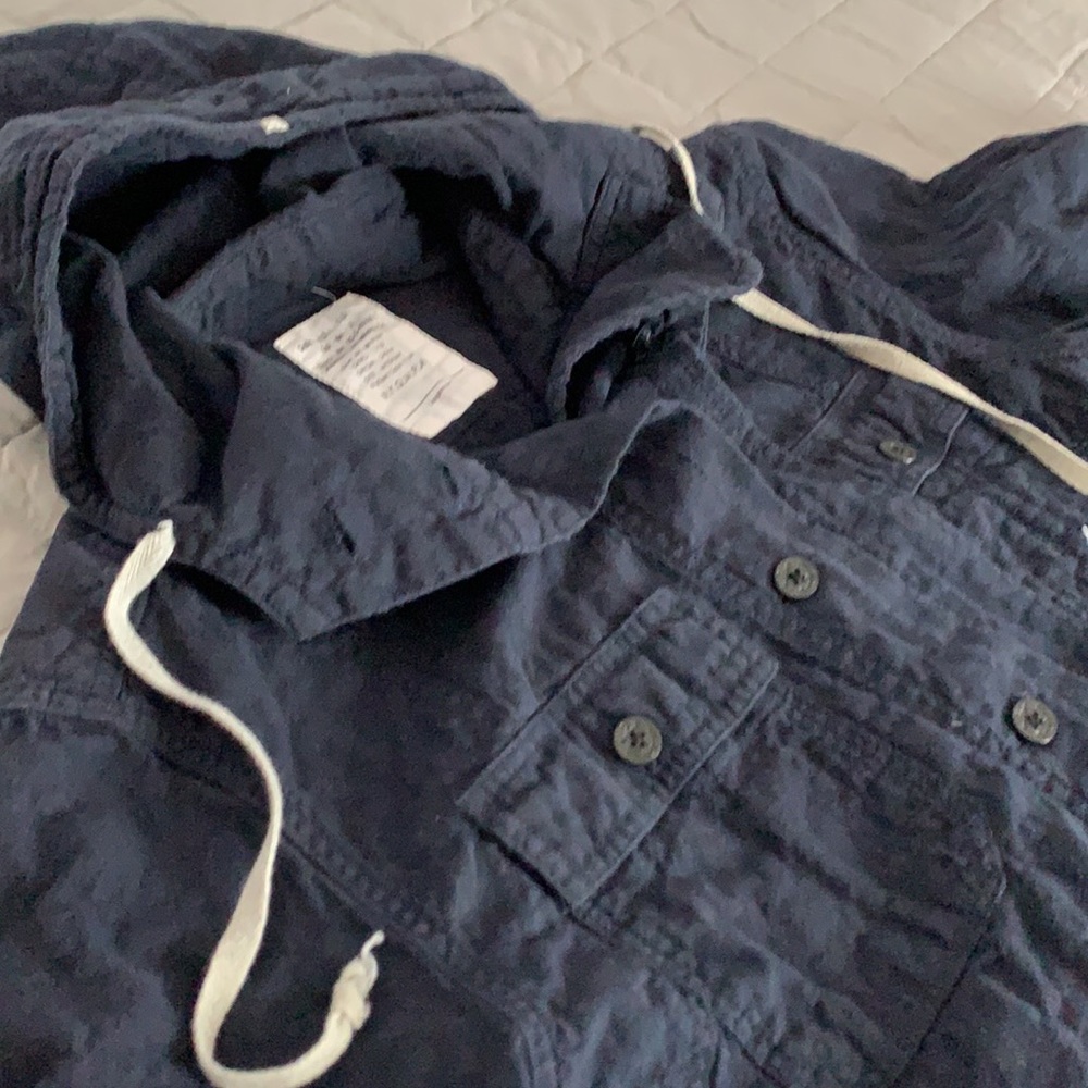 Used Allsaint’s short sleeves hooded shirt